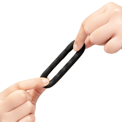 B-VIBE - ANEL PENIANO EM SILICONE COM TEXTURA FLEX RING