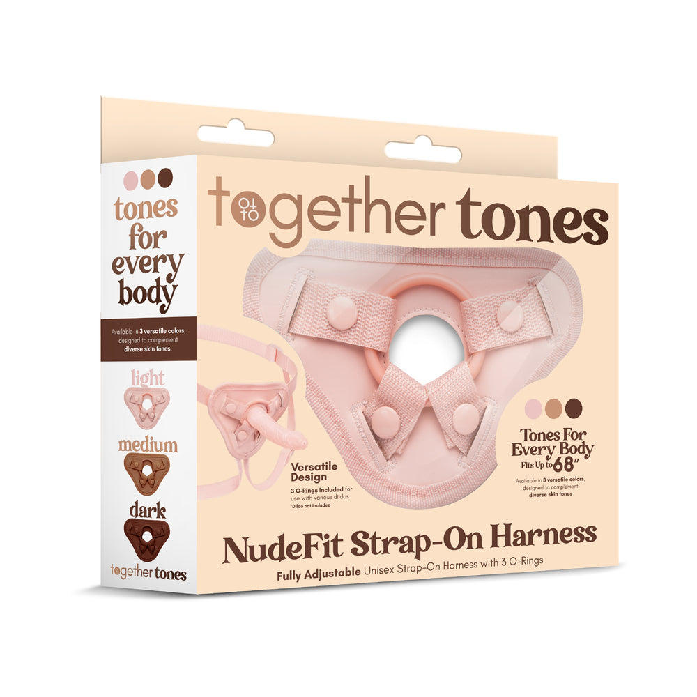TOGETHER TOY - TOGETHER TONES NUDEFIT STRAP-ON HARNESS LIGHT