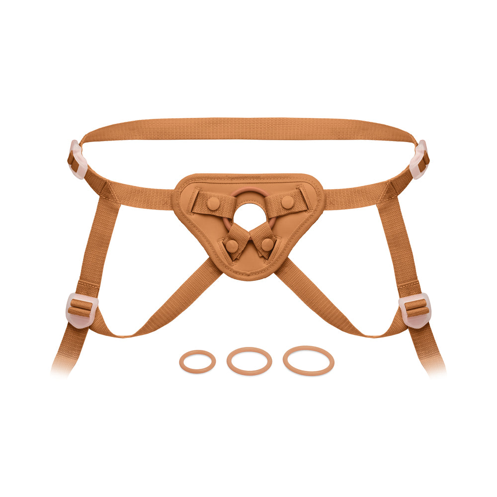 TOGETHER TOY - ARNÊS STRAP-ON TOGETHER TONES NUDEFIT MÉDIO