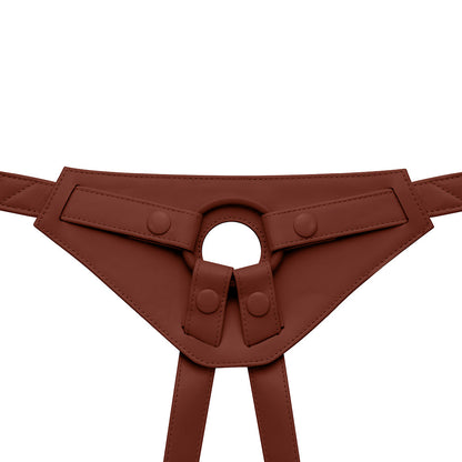 TOGETHER TOY - TOGETHER TONES NUDEFIT FLEXCURV STRAP-ON HARNESS DARK