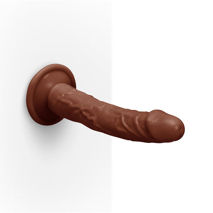 TOGETHER TOY - TOGETHER TONES 6.75 IN. REALISTIC DILDO DARK