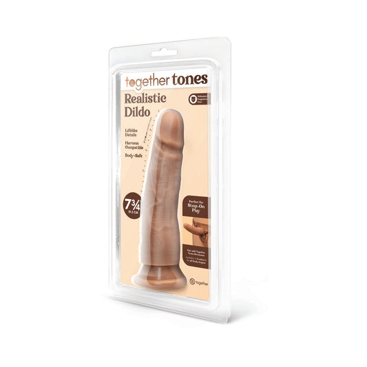 TOGETHER TOY - TOGETHER TONES 7.75 IN. REALISTIC DILDO MEDIUM