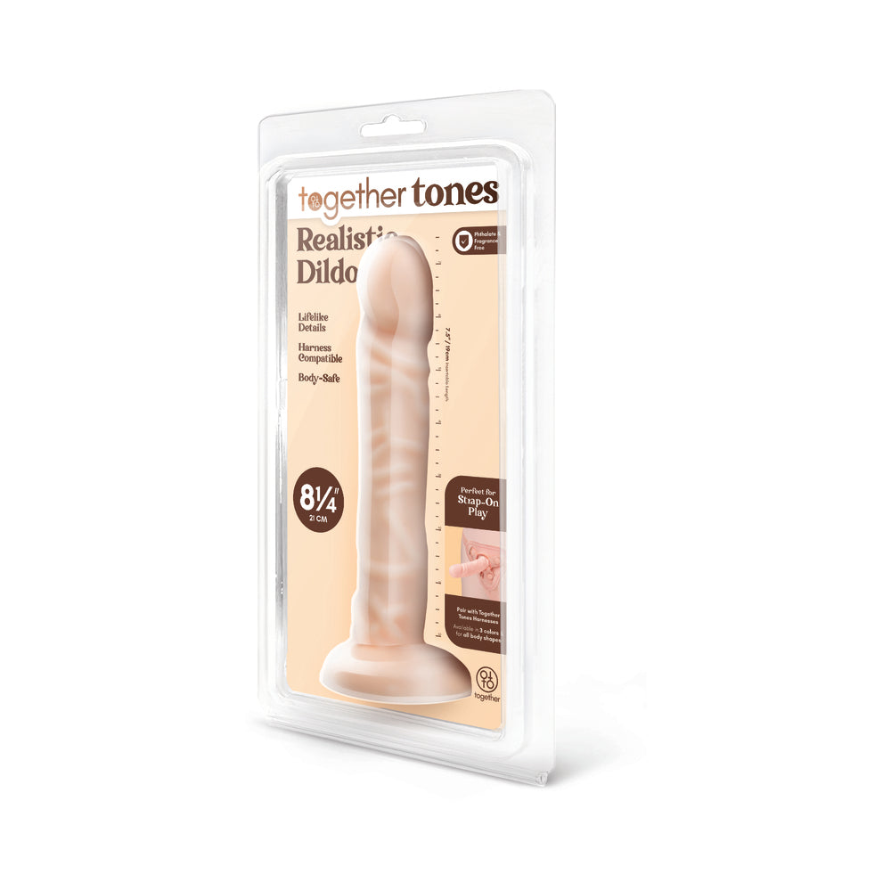 TOGETHER TOY - TOGETHER TONES 21 CM. DILDO REALISTA LIGHT