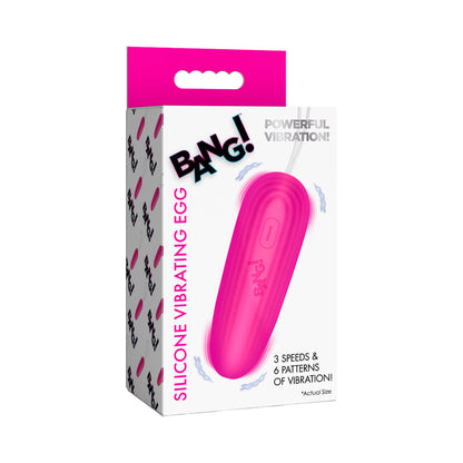 XR BRANDS - OVO VIBRATÓRIO EM SILICONE BANG! COR-DE-ROSA