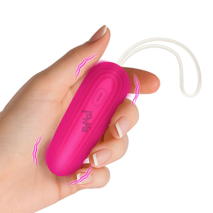 XR BRANDS - OVO VIBRATÓRIO EM SILICONE BANG! COR-DE-ROSA