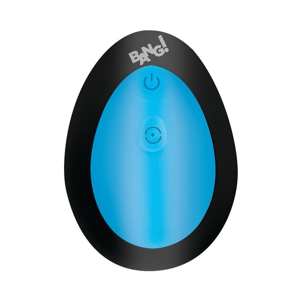 XR BRANDS - BANG! BUTT PLUG DE SILICONE COM VIBRAÇÃO E MOVIMENTO DE THRUSTING