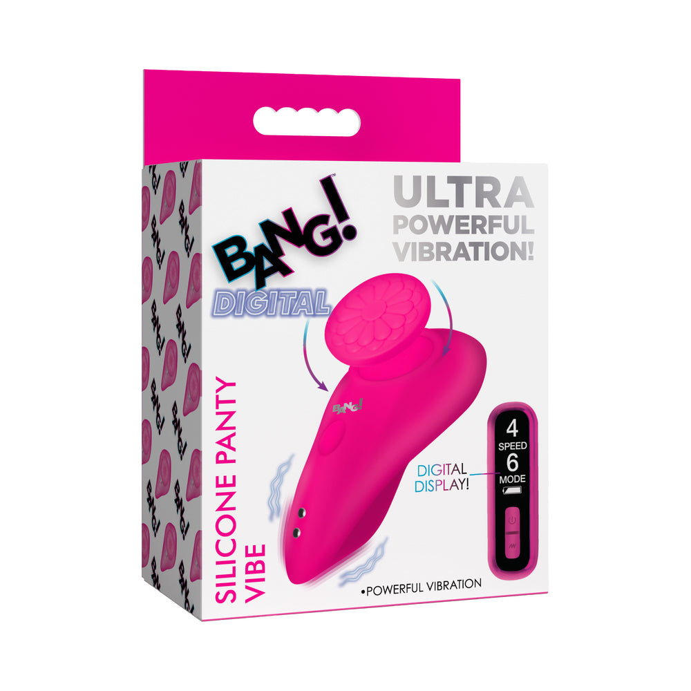 XR BRANDS - BANG! VIBRADOR EM FORMA DE CUECA DE SILICONE COM COMANDO DIGITAL