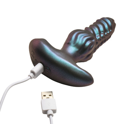 XR BRANDS - VIBRADOR ANAL DE SILICONE CREATURE COCKS OCTO-SQUIRM COM MOVIMENTO DE TORÇÃO