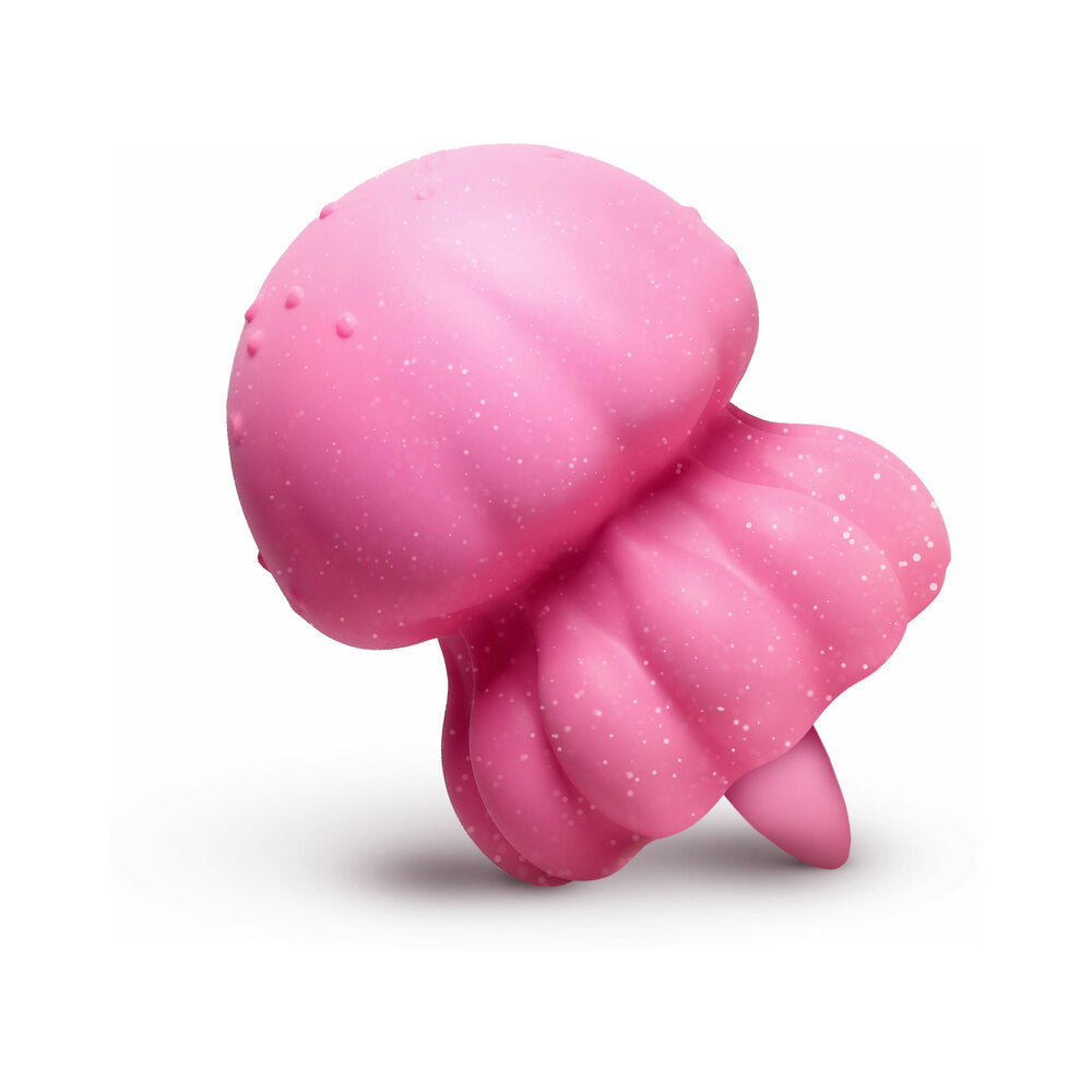 XR BRANDS - ESTIMULADOR VIBRATÓRIO E DE LAMBIS DELAS COM EFEITO GLOW CREATURE CUTIES
