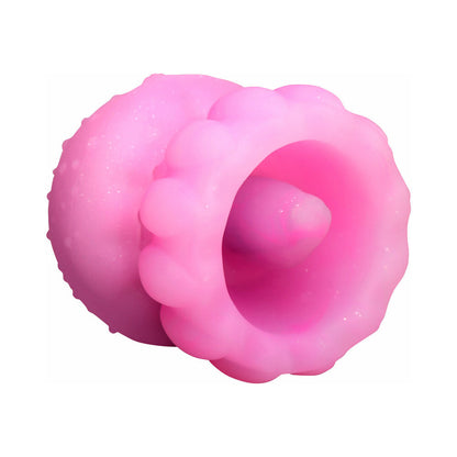 XR BRANDS - ESTIMULADOR VIBRATÓRIO E DE LAMBIS DELAS COM EFEITO GLOW CREATURE CUTIES