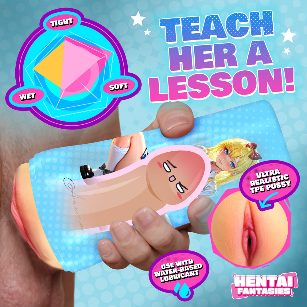 XR BRANDS - HENTAI FANTASIES ASUNA THE SCHOOLGIRL PUSSY MASTURBATOR