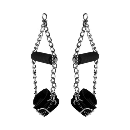 XR BRANDS - ALGEMAS DE SUSPENSÃO EM NOBUQUE COM FORRO DE PELE E ADERÊNCIA STRICT LEATHER