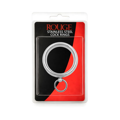 ROUGE GARMENTS - ROUGE STAINLESS STEEL COMMAND ME COCK RING 45MM