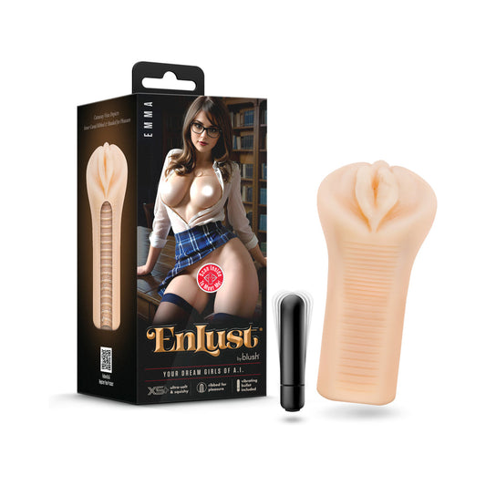 BLUSH - MASTURBADOR MASCULINO EMMA ENLUST COM VIBRADOR BULLET