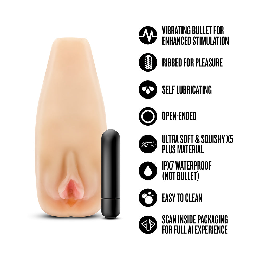 BLUSH - MASTURBADOR MASCULINO ENLUST SABRINA COM VIBRADOR BULLET