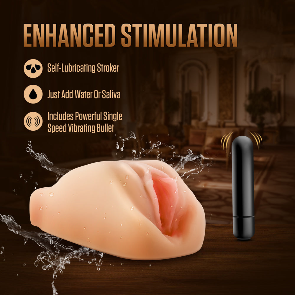 BLUSH - MASTURBADOR MASCULINO ENLUST SABRINA COM VIBRADOR BULLET