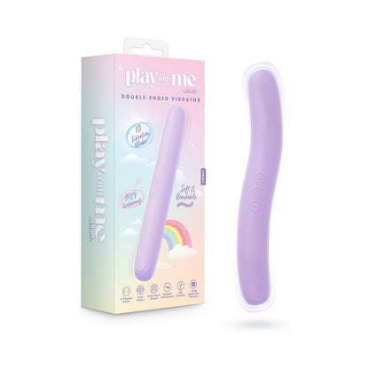 BLUSH - VIBRADOR DE PONTA DUPLA EM SILICONE PLAY WITH ME