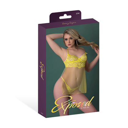 MAGIC SILK - CONJUNTO BABYDOLL & G DAFFODIL DREAMS