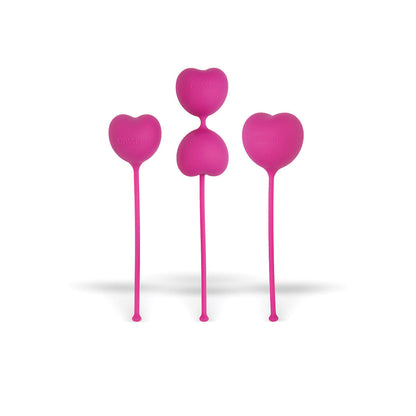 OHMIBOD - CONJUNTO DE 3 PEÇAS EXERCITADOR DE KEGEL LOVELIFE FLEX ROSA