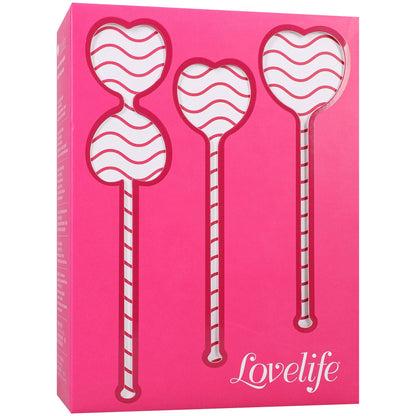 OH MI BOD - LOVELIFE FLEX KEGEL EXERCISER 3-PIECE SET PINK