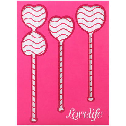 OHMIBOD - CONJUNTO DE 3 PEÇAS EXERCITADOR DE KEGEL LOVELIFE FLEX ROSA