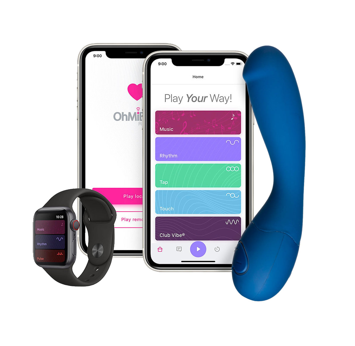 OHMIBOD - VIBRADOR PONTO G BLUEMOTION NEX2 (2ª GERAÇÃO)