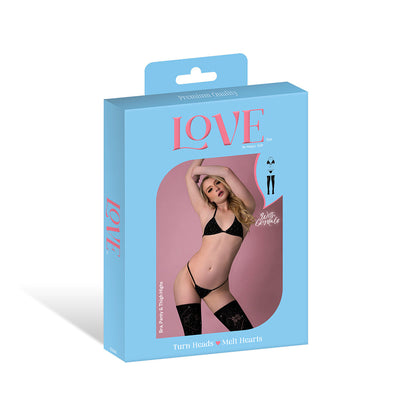 MAGIC SILK - SEAMLESS BRA, PANTY & THIGH HIGHS