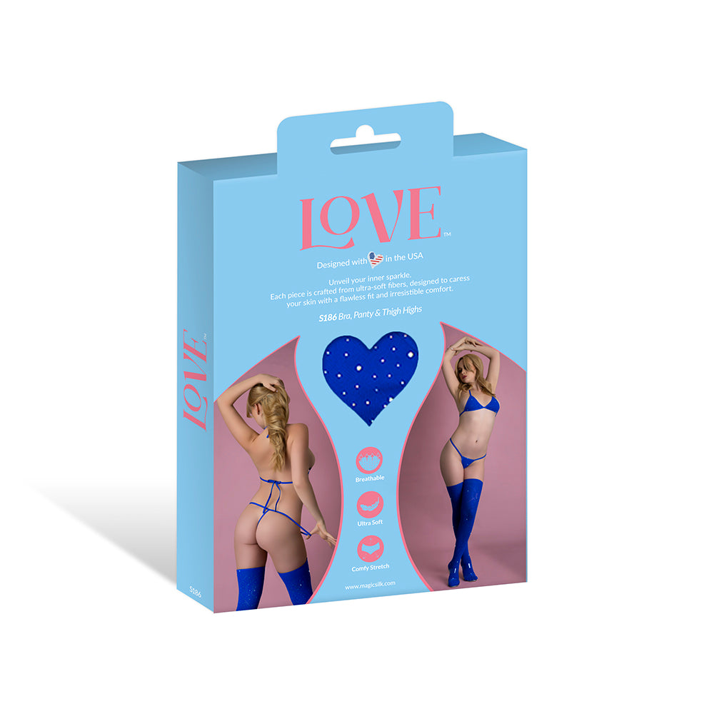 MAGIC SILK - SEAMLESS BRA, PANTY & THIGH HIGHS