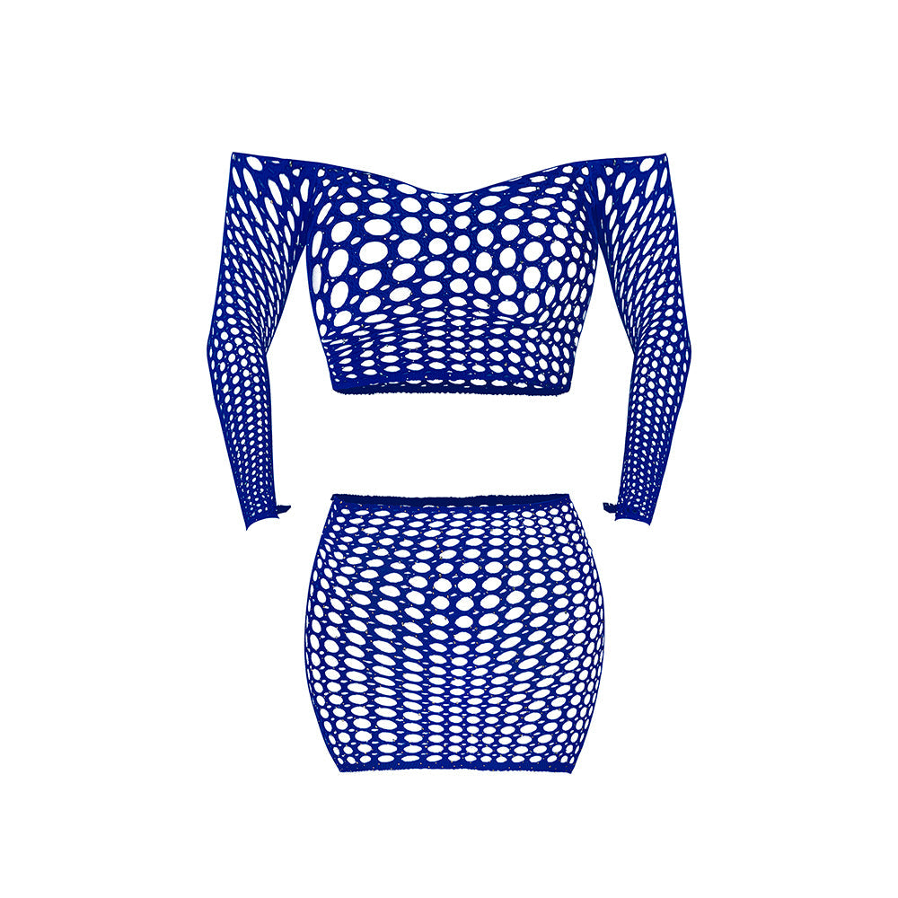 MAGIC SILK - SEAMLESS OFF-SHOULDER CROP TOP & SKIRT