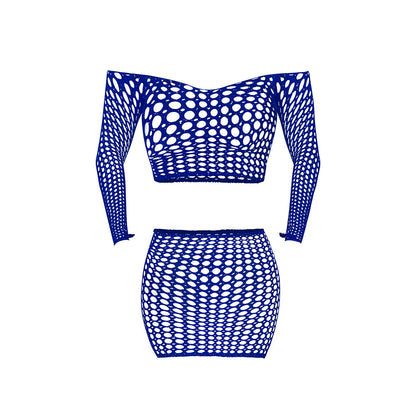 MAGIC SILK - SEAMLESS OFF-SHOULDER CROP TOP & SKIRT