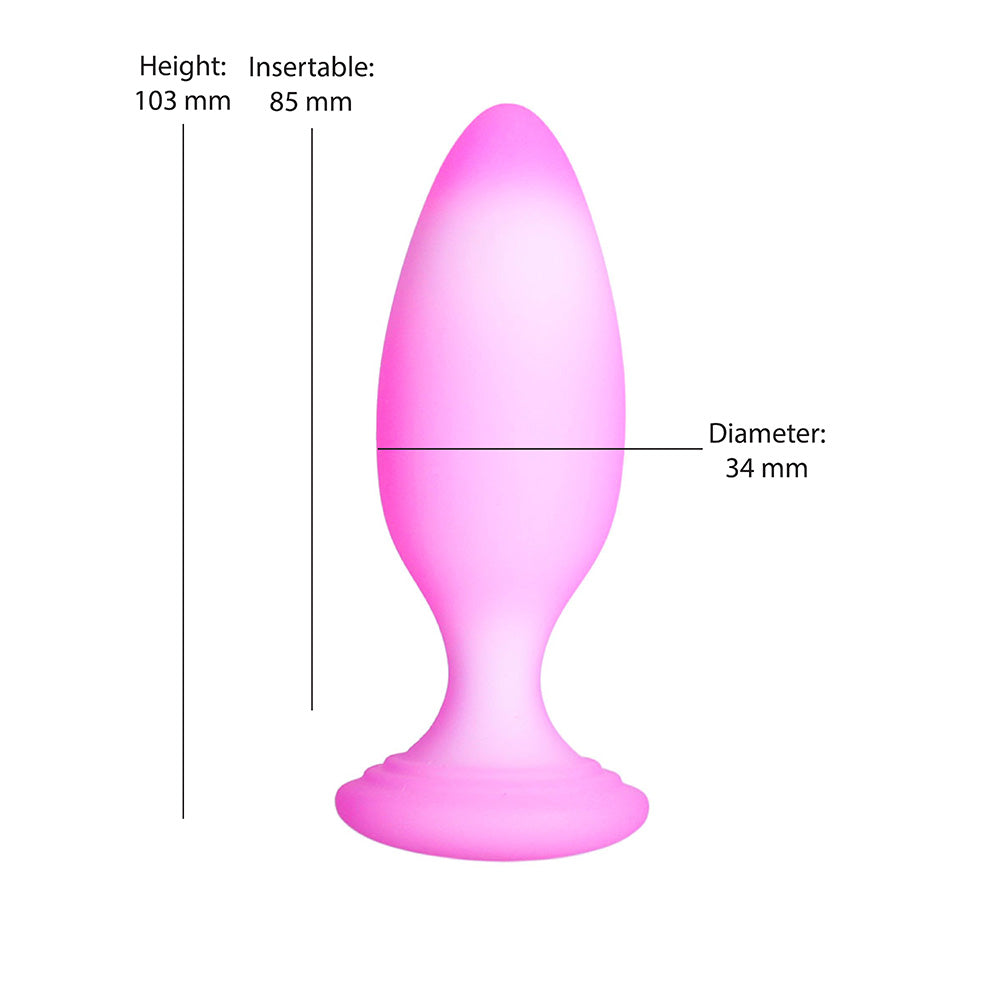 BMS - SOFTIES DUAL LAYER BUTT PLUG 4 IN.