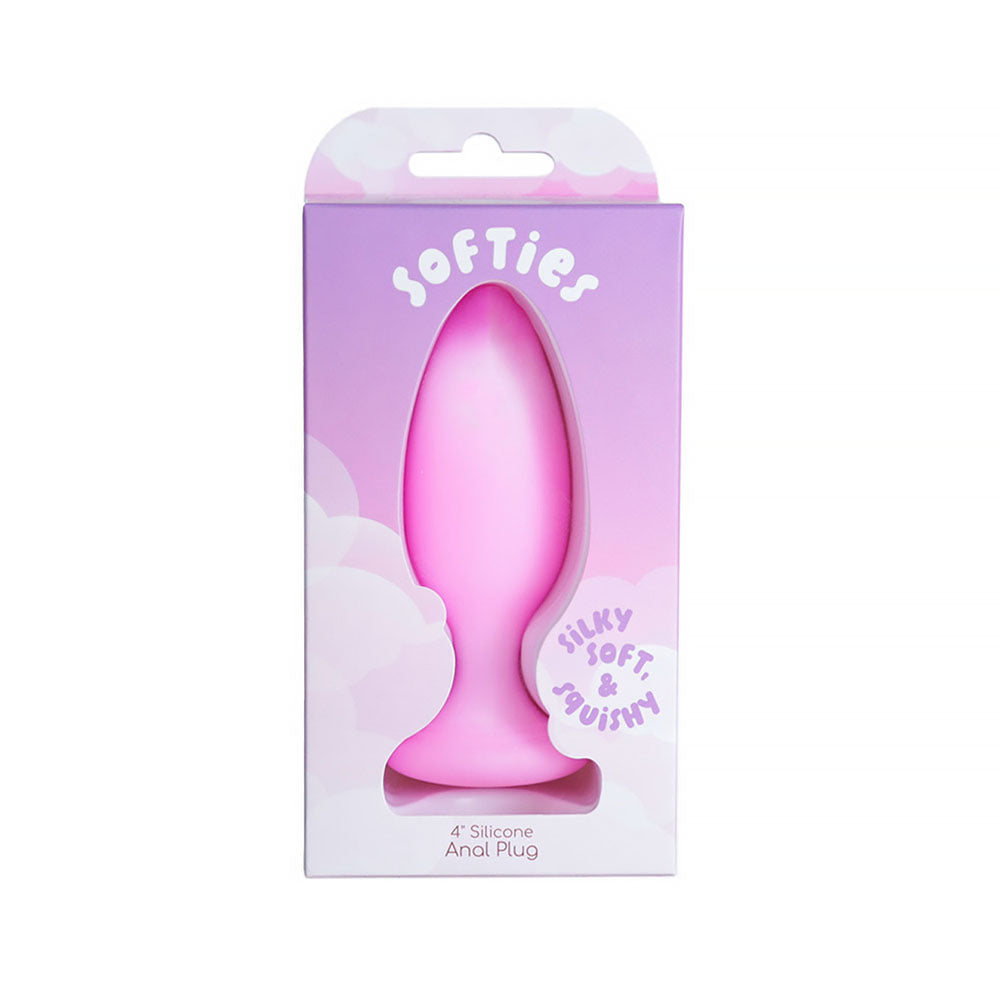 BMS - SOFTIES DUAL LAYER BUTT PLUG 4 IN.