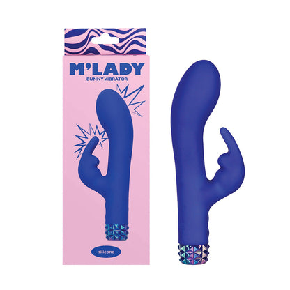 BMS - M'LADY BUNNY VIBRATOR 6 IN. BLUE