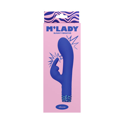 BMS - M'LADY BUNNY VIBRATOR 6 IN. BLUE