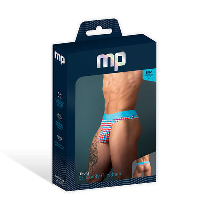 MALE POWER - SO COMFY GINGHAM THONG