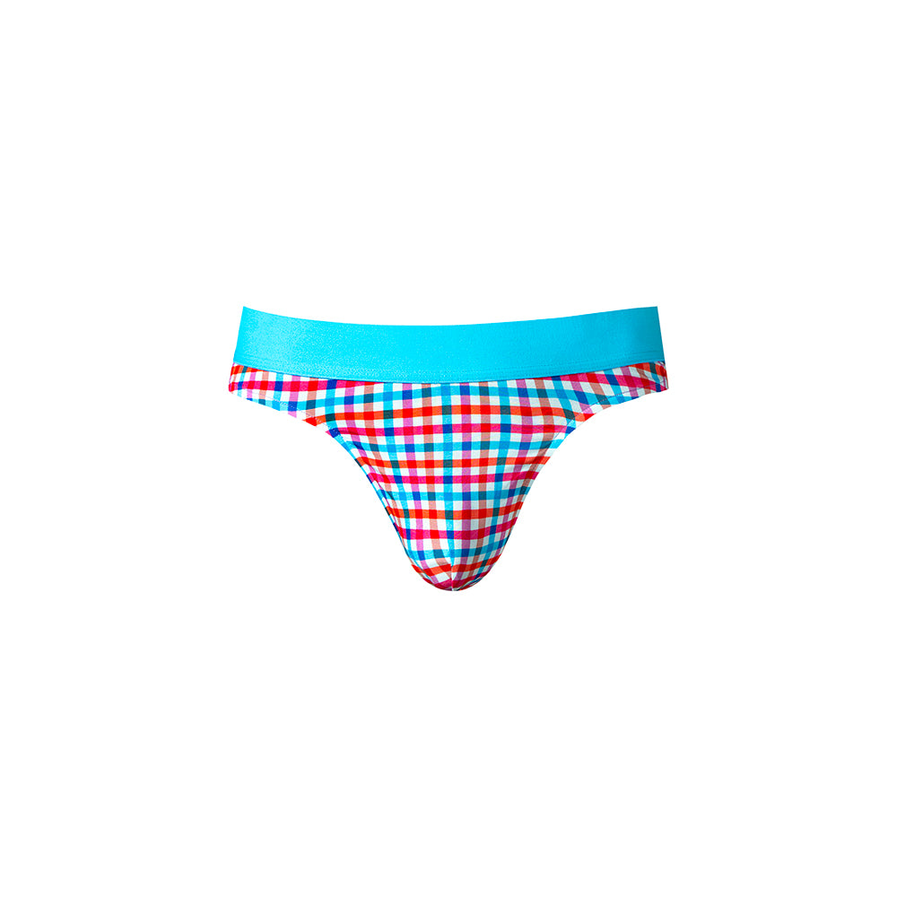 MALE POWER - SO COMFY GINGHAM THONG