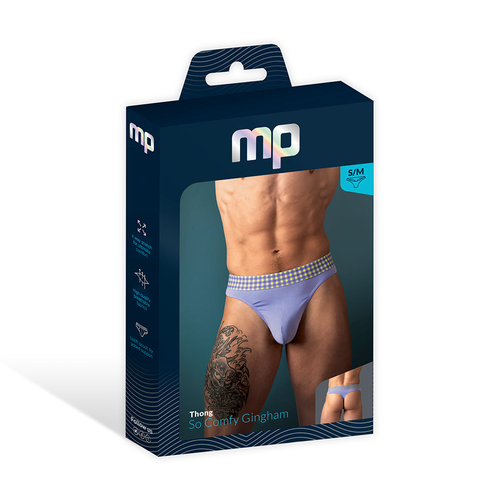MALE POWER - SO COMFY GINGHAM THONG