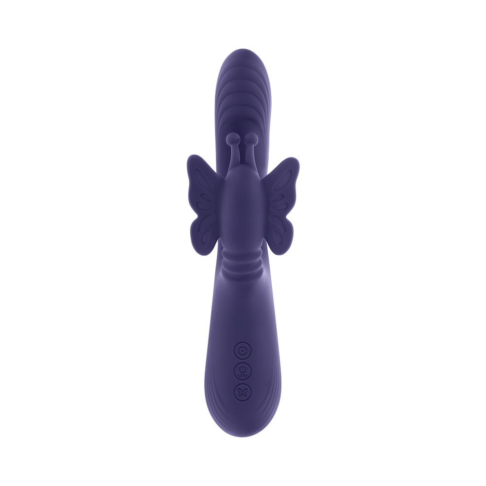 EVOLVED - WINGS OF FRENZY ESTIMULADOR DUPLO TIPO BORBOLETA VIOLETA