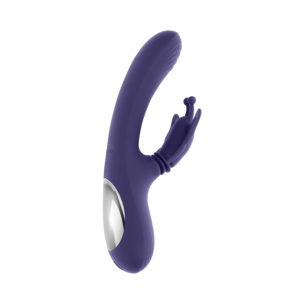 EVOLVED - WINGS OF FRENZY ESTIMULADOR DUPLO TIPO BORBOLETA VIOLETA