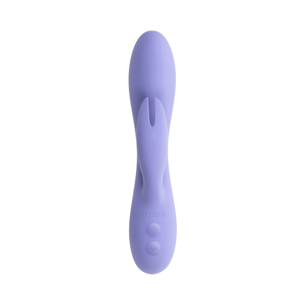 SELOPA - PURPLE CRAZE DUAL VIBE COM ESTIMULADOR EM FORMA DE ORELHA ROXO