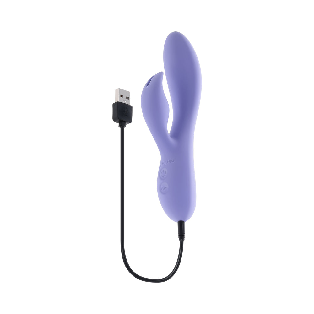 SELOPA - PURPLE CRAZE DUAL VIBE COM ESTIMULADOR EM FORMA DE ORELHA ROXO