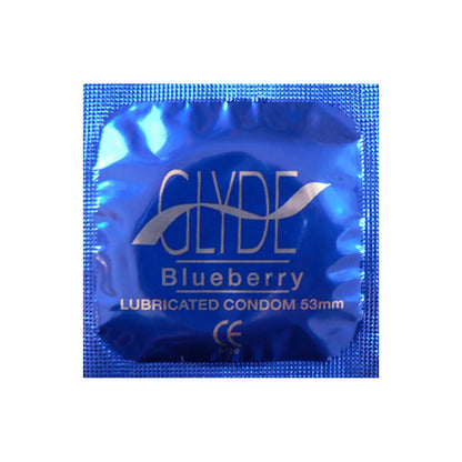 PRESERVATIVOS GLYDE - PRESERVATIVOS DE LÁTEX ULTRATHIN GLYDE COM SABOR A MIRTILO EMBALAGEM DE 12 UNIDADES