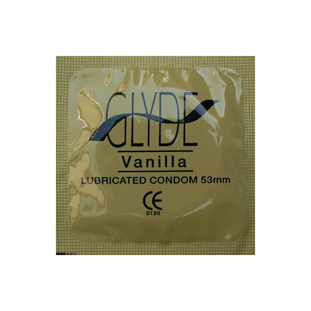 GLYDE - ULTRATHIN LATEX CONDOM VANILLA FLAVORED 12-COUNT