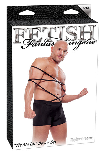 PIPEDREAM - FFML-TIE ME UP BOXER SET