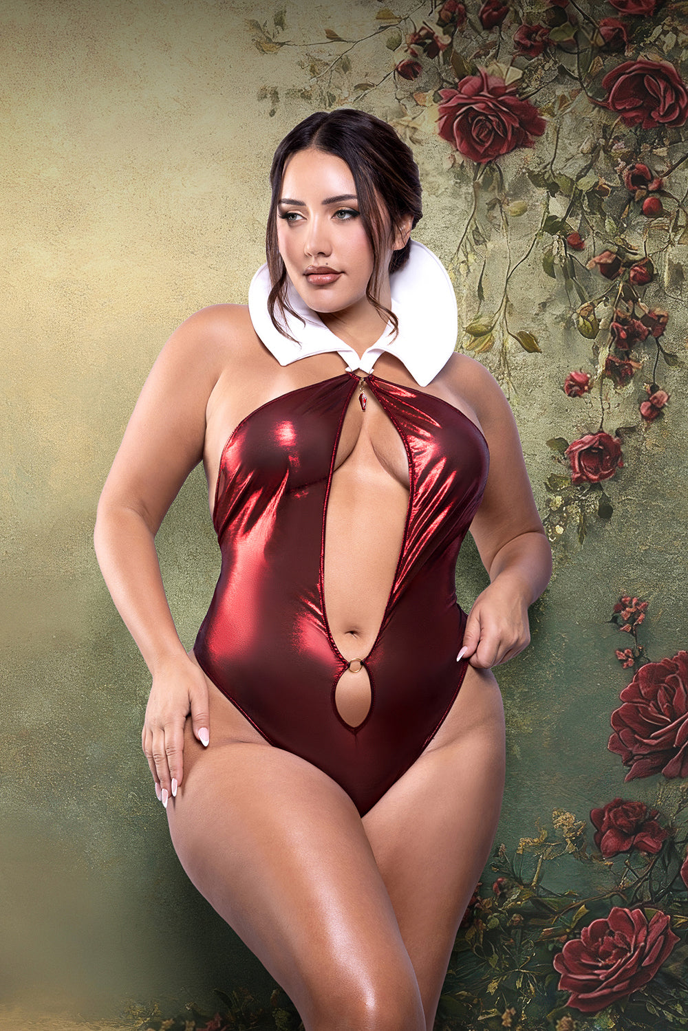 FANTASY LINGERIE - PLAY VAMPED VAMPIRE TEDDY COSTUME XL/2XL
