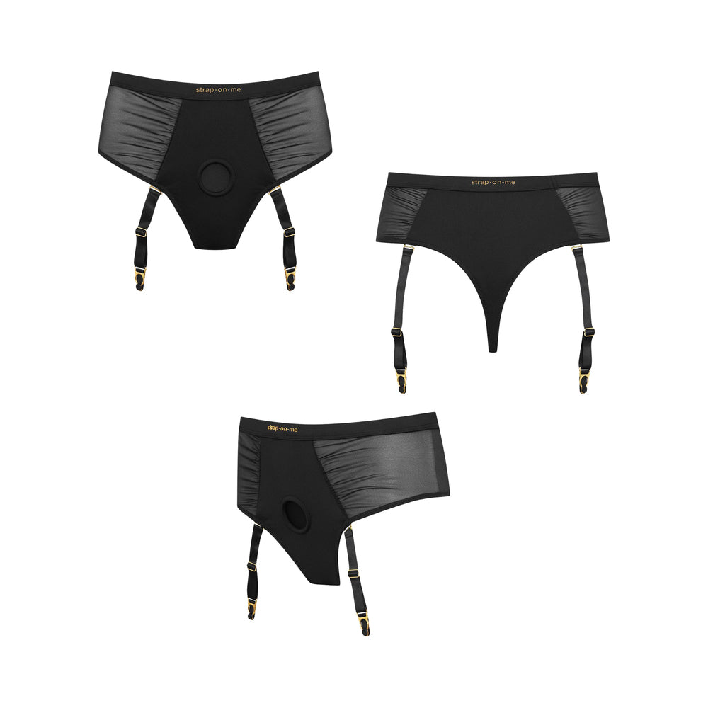 LOVELY PLANET - STRAP-ON-ME HARNESS LINGERIE IDYLLE S BLACK