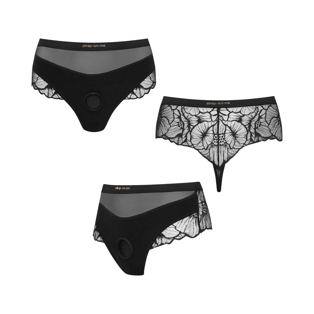 LOVELY PLANET - STRAP-ON-ME HARNESS LINGERIE SUBLIME XS BLACK