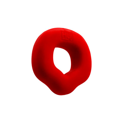 OXBALLS - HUNKYJUNK FIT GRIPS 2-PACK ERGO-FIT COCK RINGS BLACK/RED
