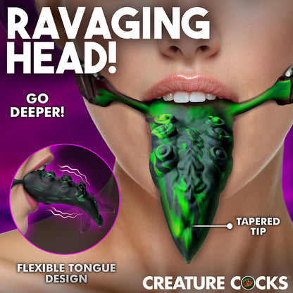 XR BRANDS - CREATURE COCKS DRAGON'S LICK ESTIMULANTE ORAL VIBRATÓRIO