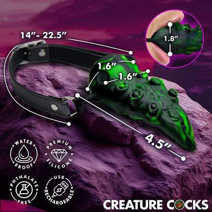 XR BRANDS - CREATURE COCKS DRAGON'S LICK ESTIMULANTE ORAL VIBRATÓRIO